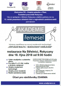 Akademie řemesel 2018