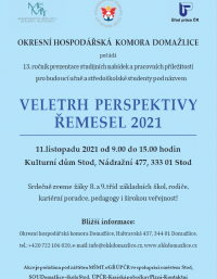 Zveme na „Veletrh perspektivy řemesel 2021“ do Stoda